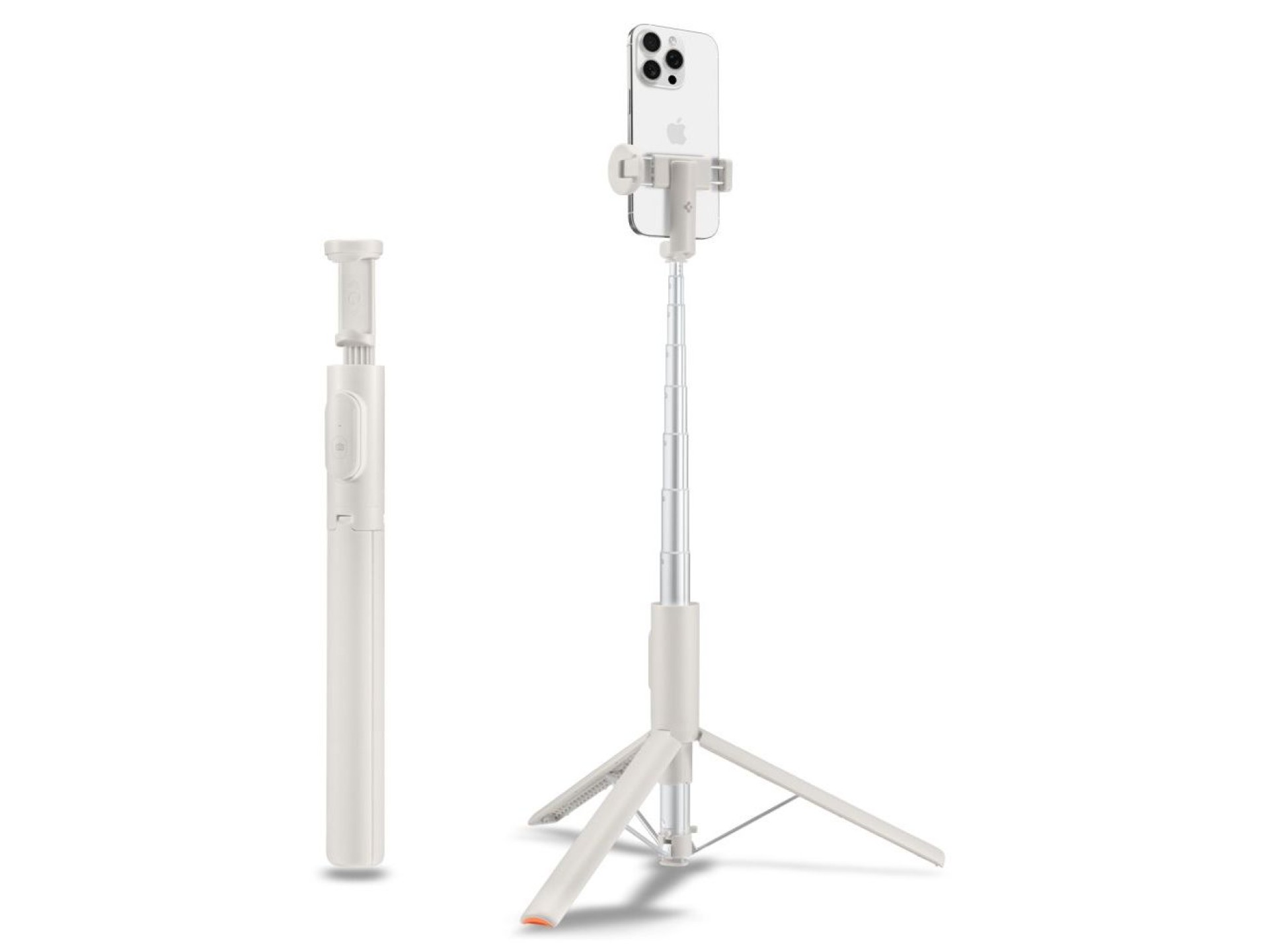 Spigen S541W Bluetooth Selfie Stick - White