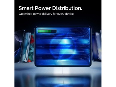 Batería externa Spigen Essential EA2210 de 10 000 mAh y 22,5 W, color negro Batería externa Spigen Essential EA2210 de 10 000 mAh y 22,5 W, color negro