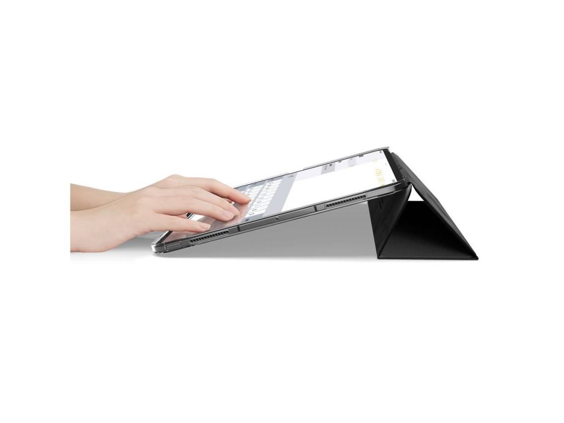 Capa Spigen Liquid Air Folio para iPad Pro 13" 7/8/2024-2025 - Preta