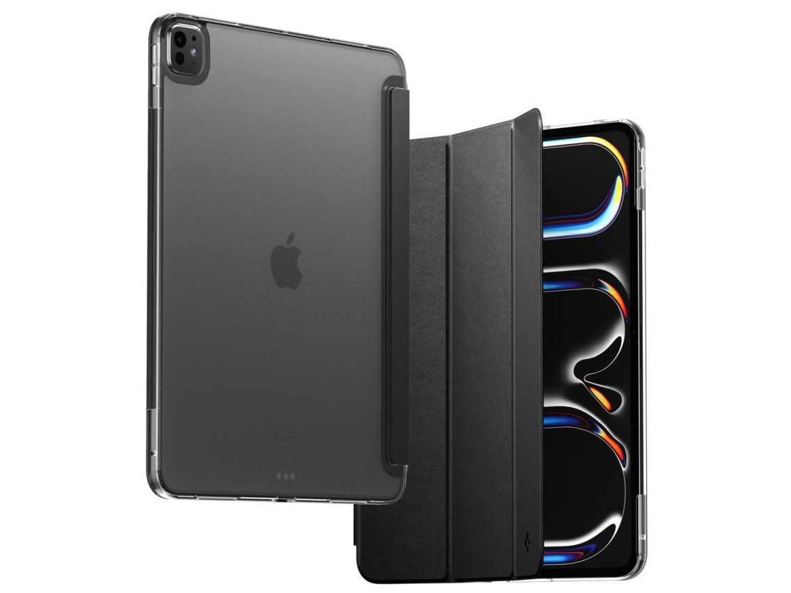 Capa Spigen Liquid Air Folio para iPad Pro 13" 7/8/2024-2025 - Preta
