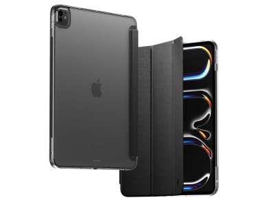 Funda Spigen Liquid Air Folio para iPad Pro de 13" (7/8/2024-2025) - Negra