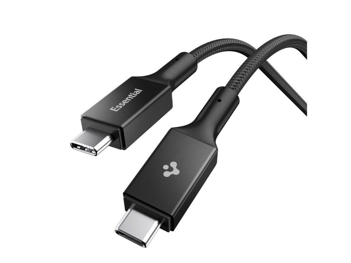 Spigen EB10010CC 100W Cable de 100 cm - Negro