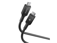 Cable USB-C/USB-C Spigen Essential EB24012CC de 240 W y 120 cm, color negro