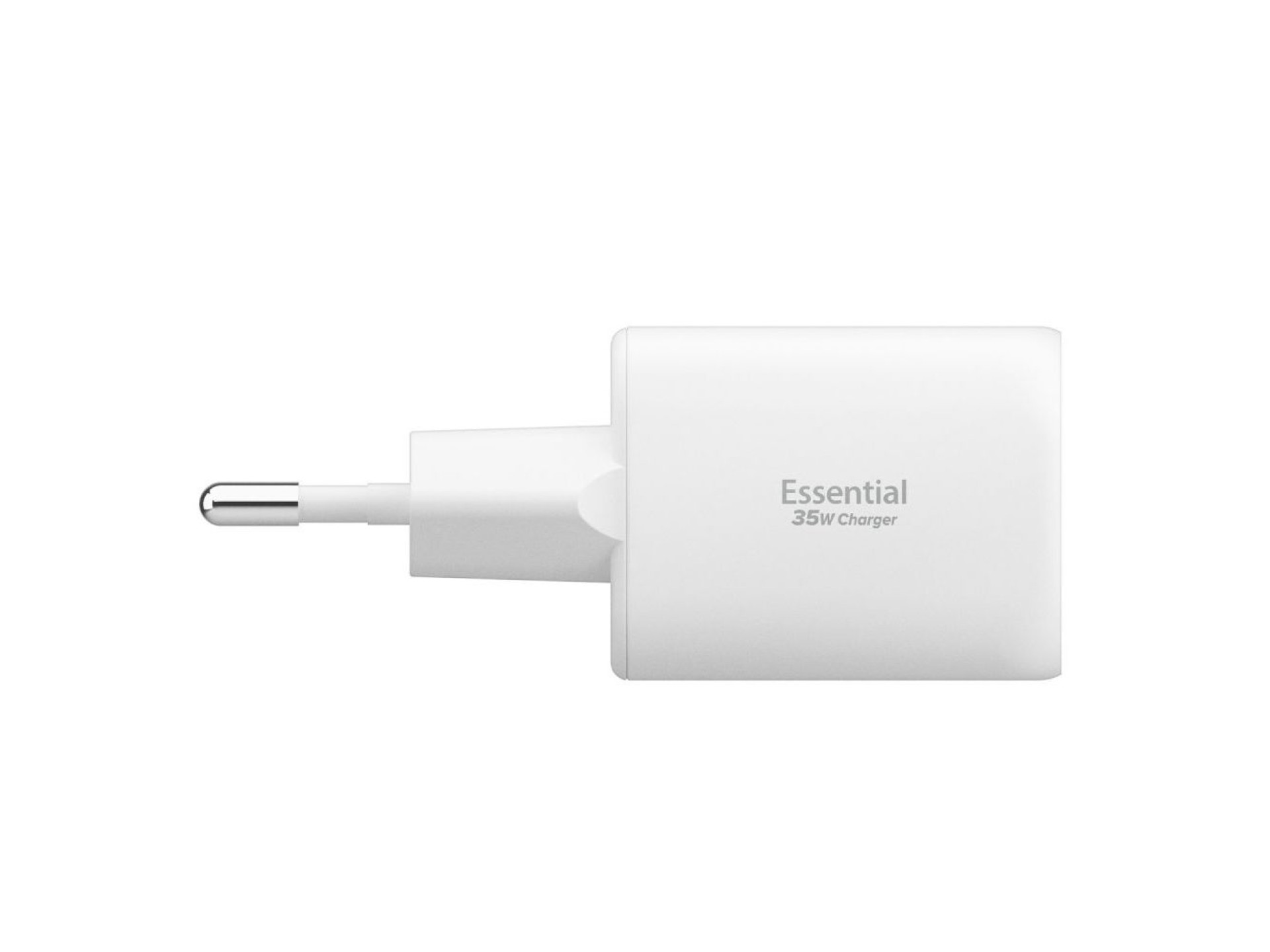 Carregador de parede Spigen Essential EE352EU USB-C/USB-A 35W - Branco