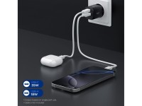 Spigen Essential EE352EU USB-C / USB-A 35W Wall Charger - Black Spigen Essential EE352EU USB-C / USB-A 35W Wall Charger - Black