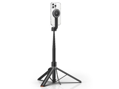 Spigen S581W MagSafe Bluetooth Selfie Stick and Tripod - Black Spigen S581W MagSafe Bluetooth Selfie Stick and Tripod - Black