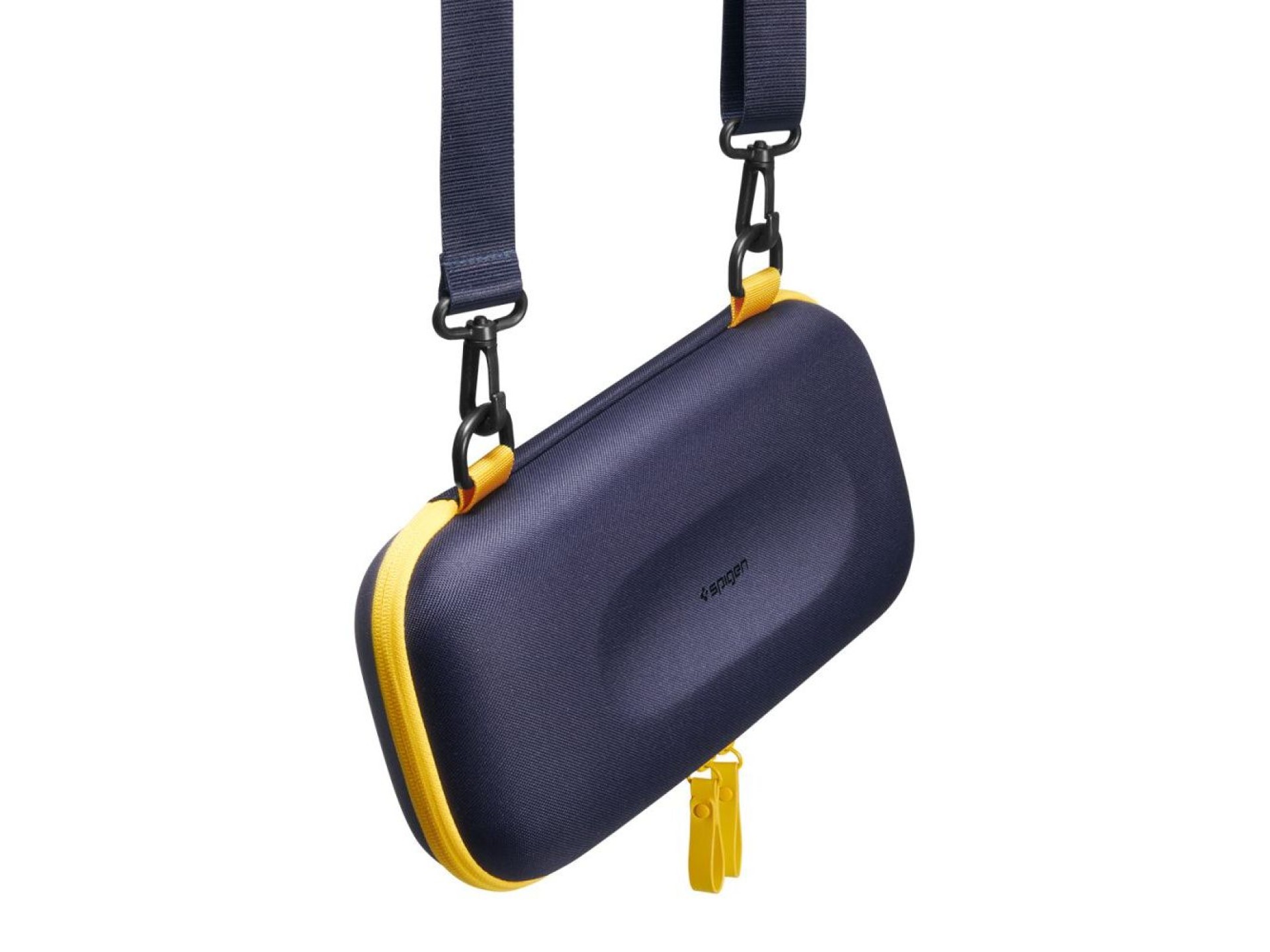 Bolsa Spigen Nano Pop Pro para Nintendo Switch 2 - Azul Marinho e Amarelo