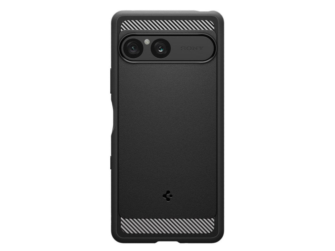 Funda Spigen Rugged Armor para Sony Xperia 10 VII - Negro mate