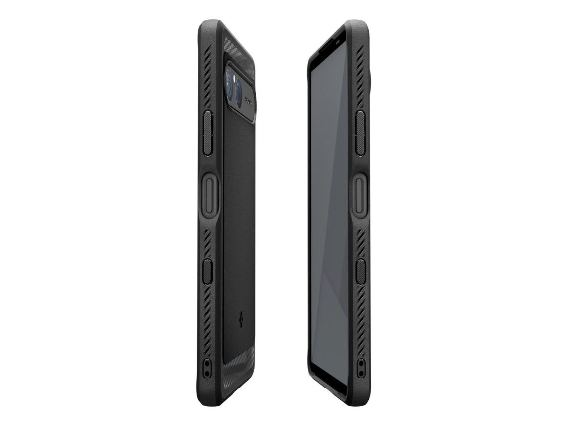 Funda Spigen Rugged Armor para Sony Xperia 10 VII - Negro mate