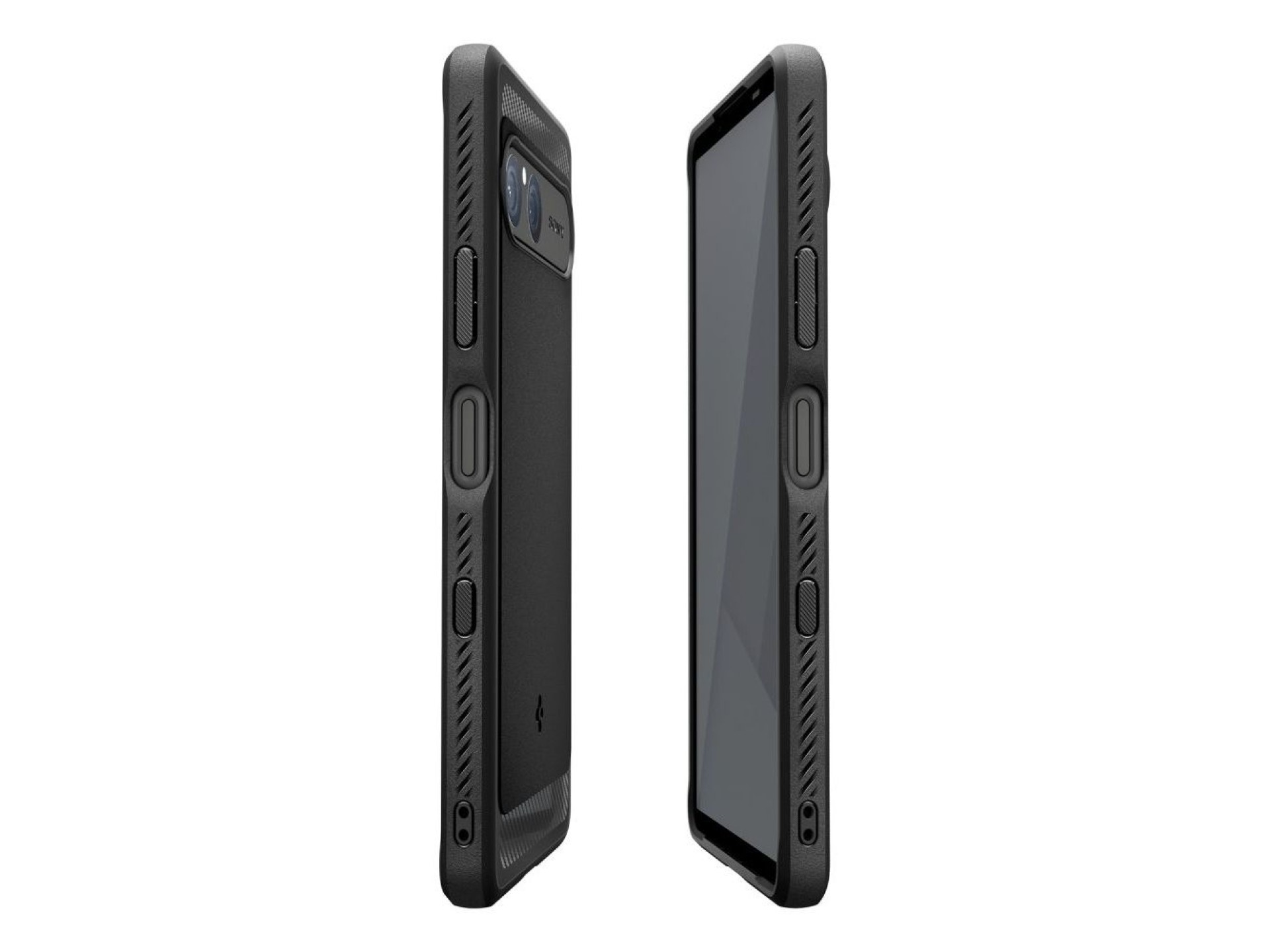 Funda Spigen Rugged Armor para Sony Xperia 10 VII - Negro mate