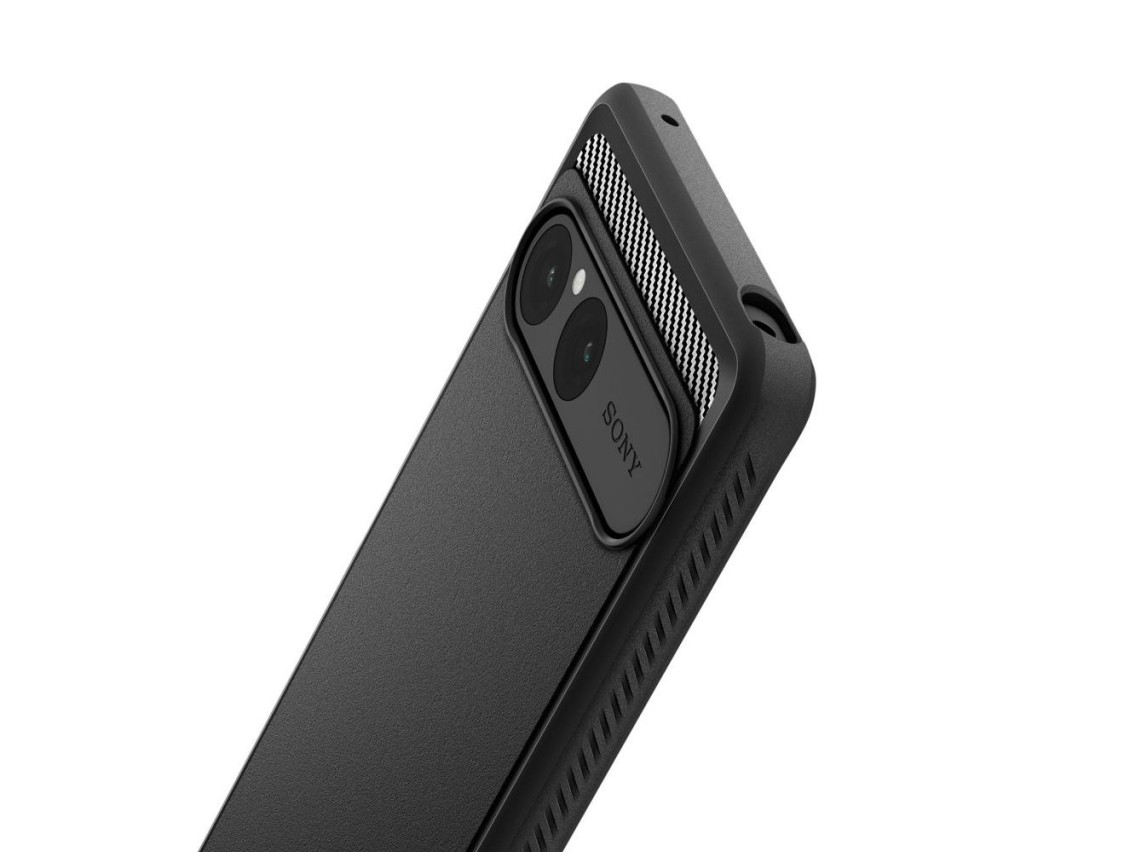 Funda Spigen Rugged Armor para Sony Xperia 10 VII - Negro mate