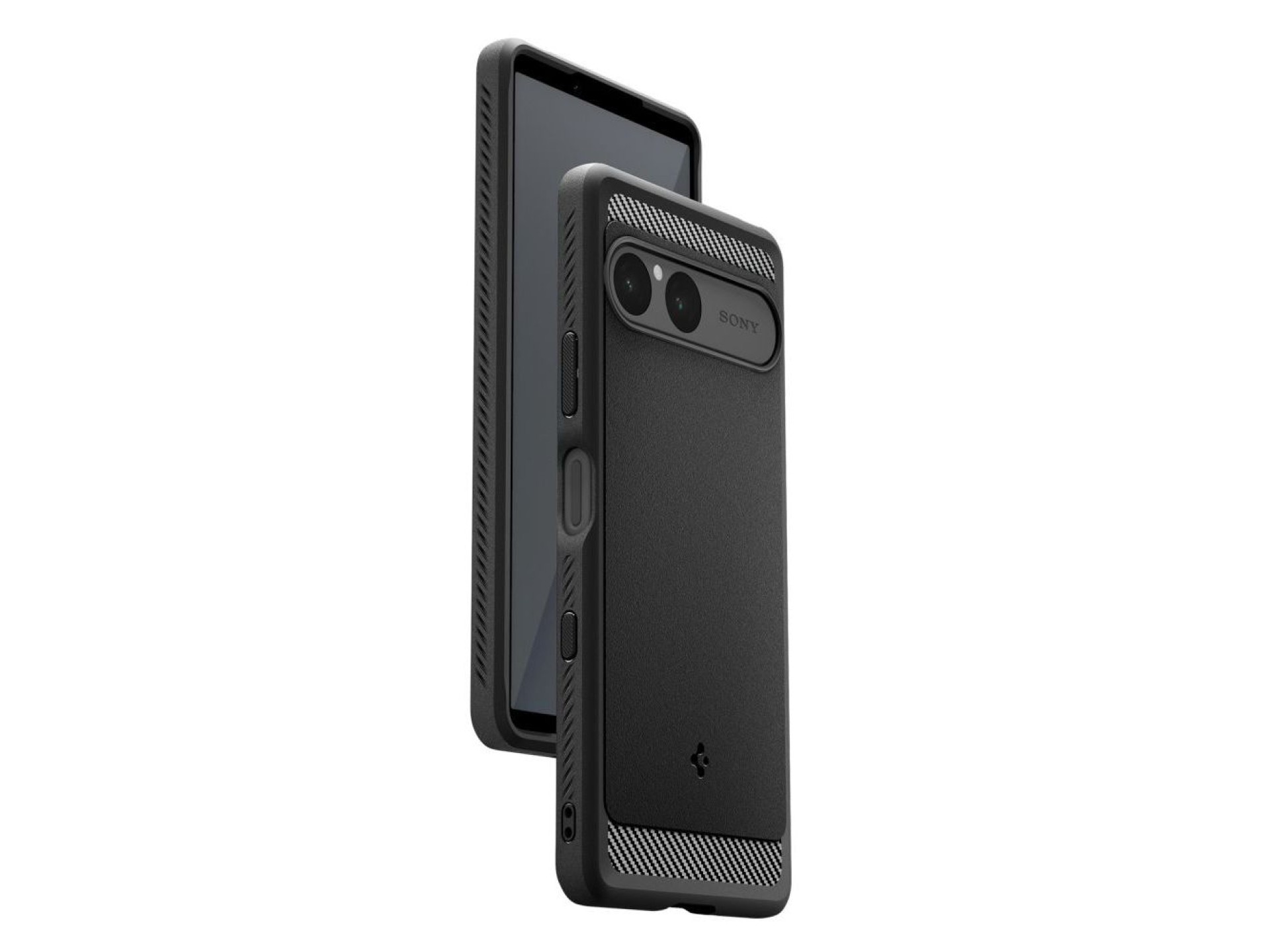 Funda Spigen Rugged Armor para Sony Xperia 10 VII - Negro mate