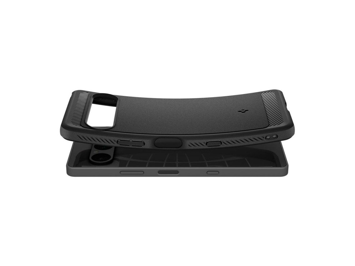 Funda Spigen Rugged Armor para Sony Xperia 10 VII - Negro mate