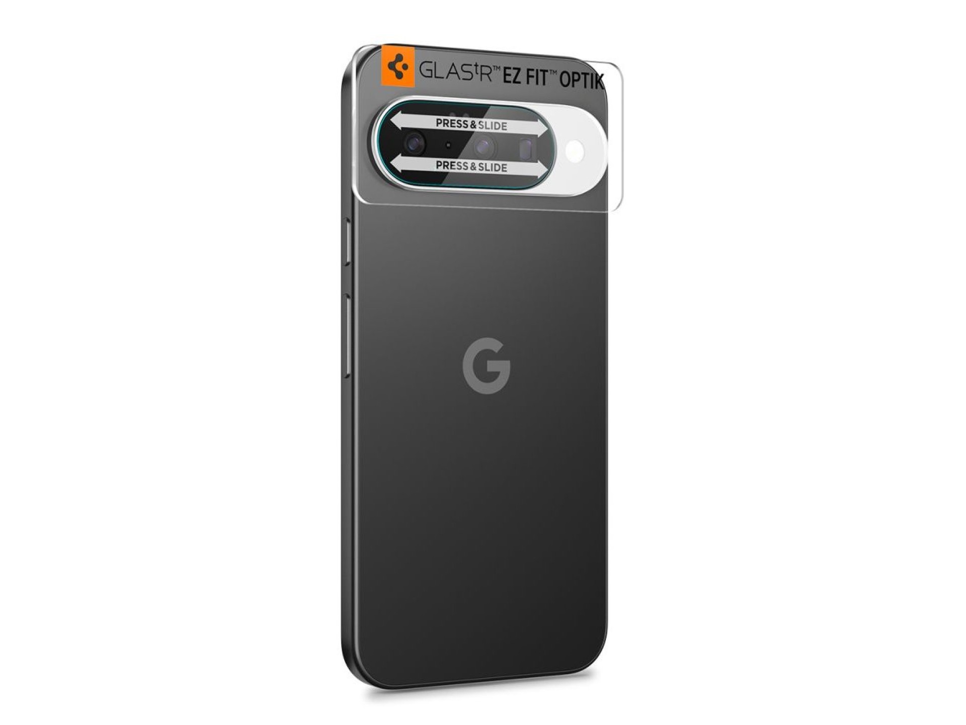 Protector de cámara Spigen Optik Glas.tR (2 unidades) para Google Pixel 10 - Transparente