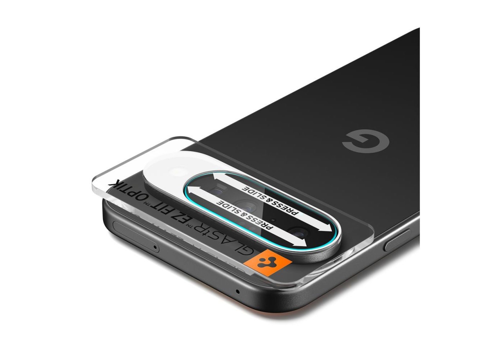 Protector de cámara Spigen Optik Glas.tR (2 unidades) para Google Pixel 10 - Transparente