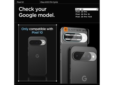 Protector de c�mara Spigen Optik Glas.tR (2 unidades) para Google Pixel 10 - Transparente