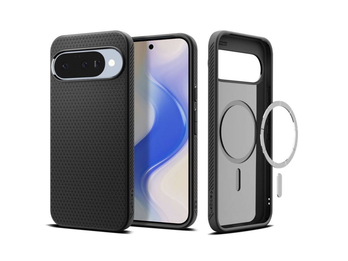 Capa Spigen Liquid Air Mag MagSafe para Google Pixel 10 / 10 Pro - Preto Fosco