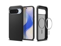 Capa Spigen Liquid Air Mag MagSafe para Google Pixel 10 / 10 Pro - Preto Fosco Capa Spigen Liquid Air Mag MagSafe para Google Pixel 10 / 10 Pro - Preto Fosco