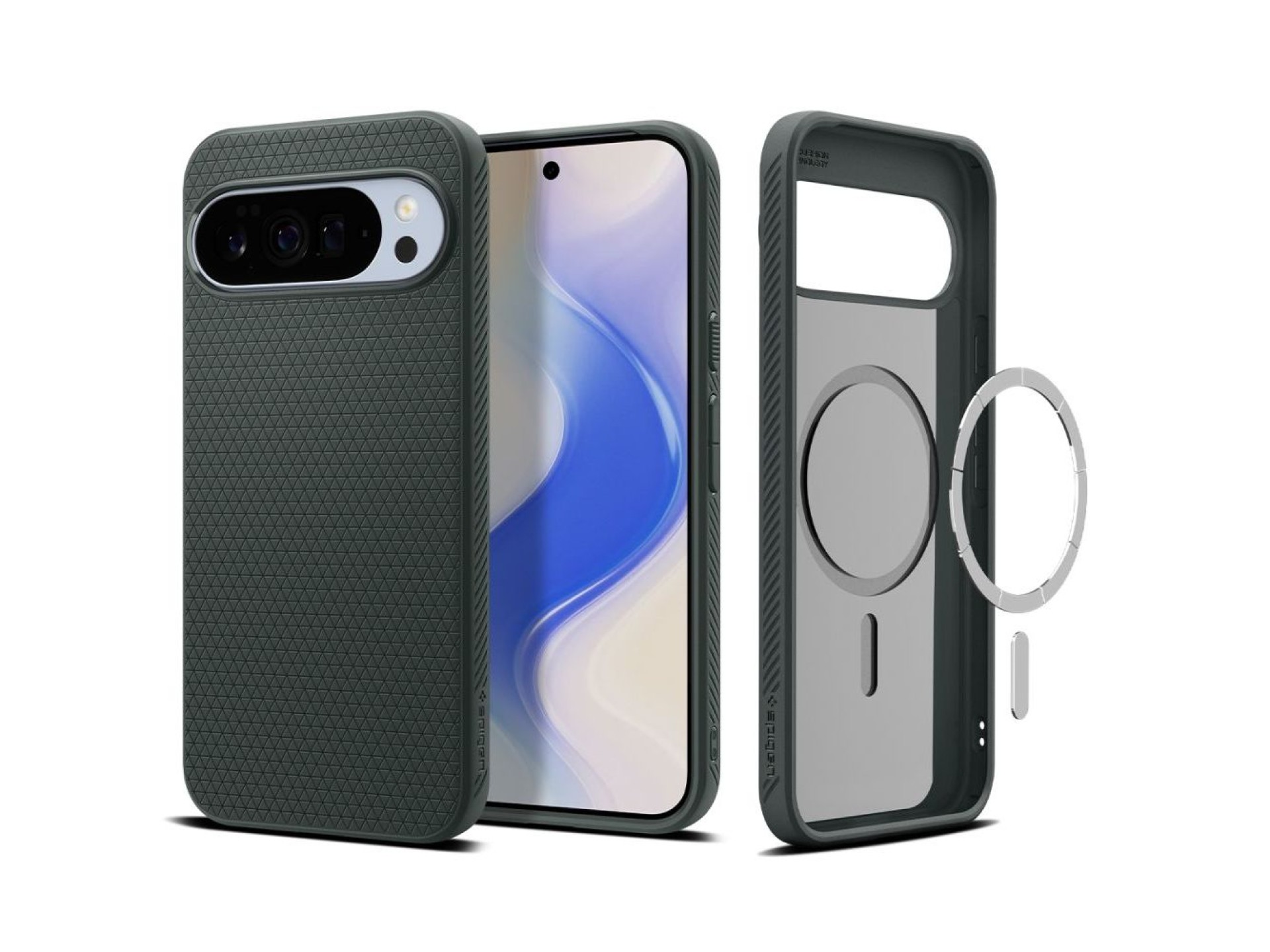 Funda Spigen Liquid Air Mag MagSafe para Google Pixel 10 Pro XL - Verde