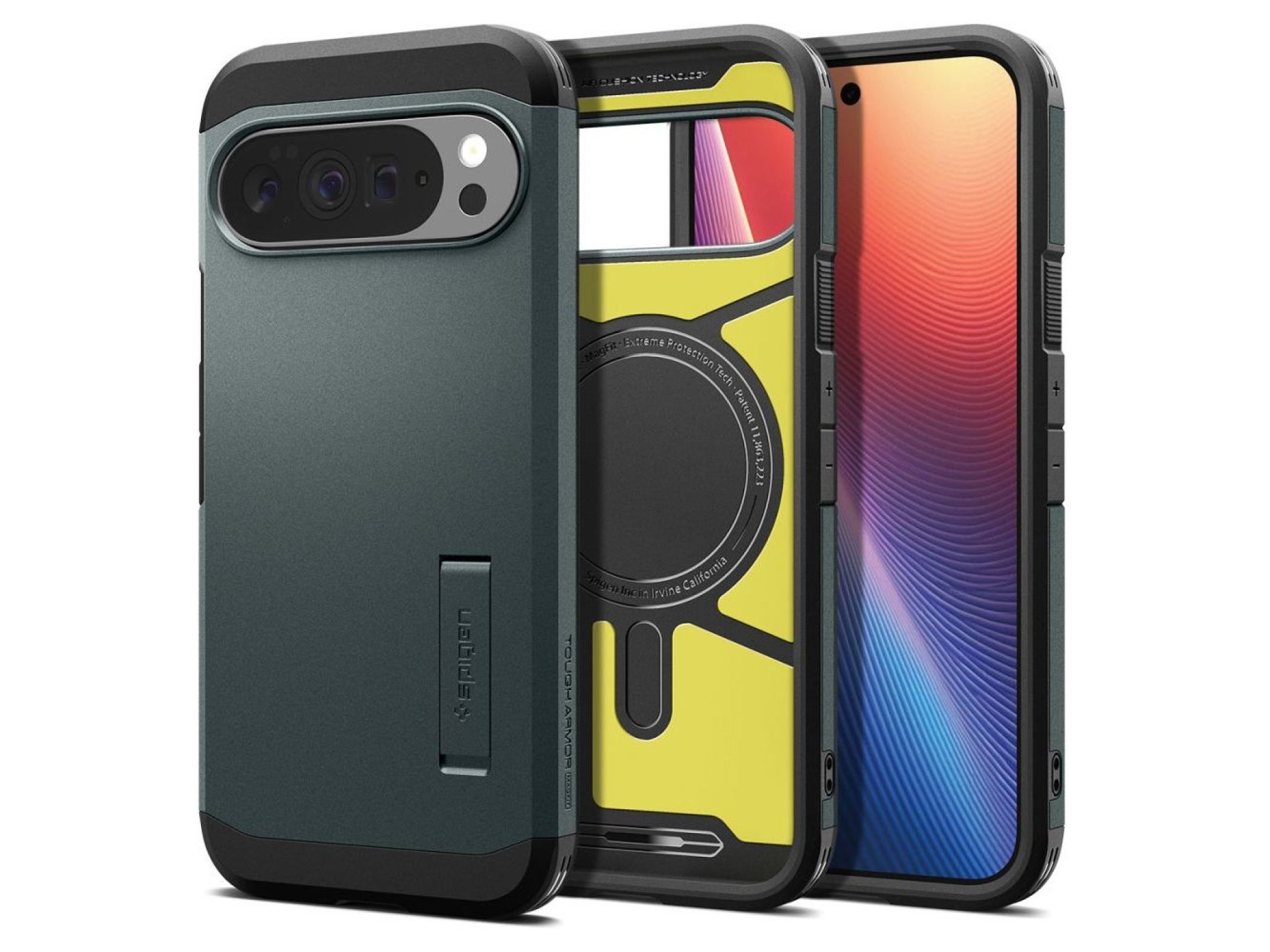 Funda Spigen Tough Armor MagSafe para Google Pixel 10 Pro XL - Verde