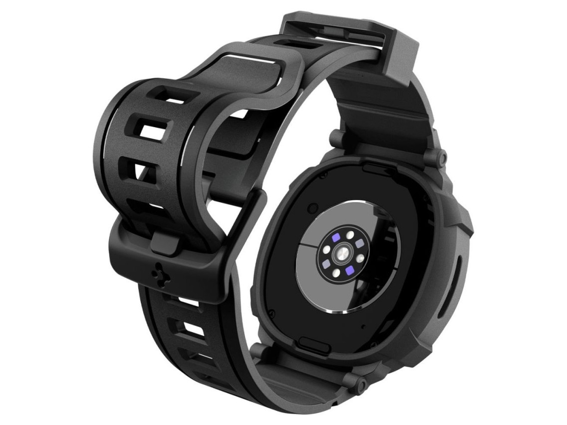 Pulseira Spigen Rugged Armor Pro para Samsung Galaxy Watch 8 40mm - Preto Fosco