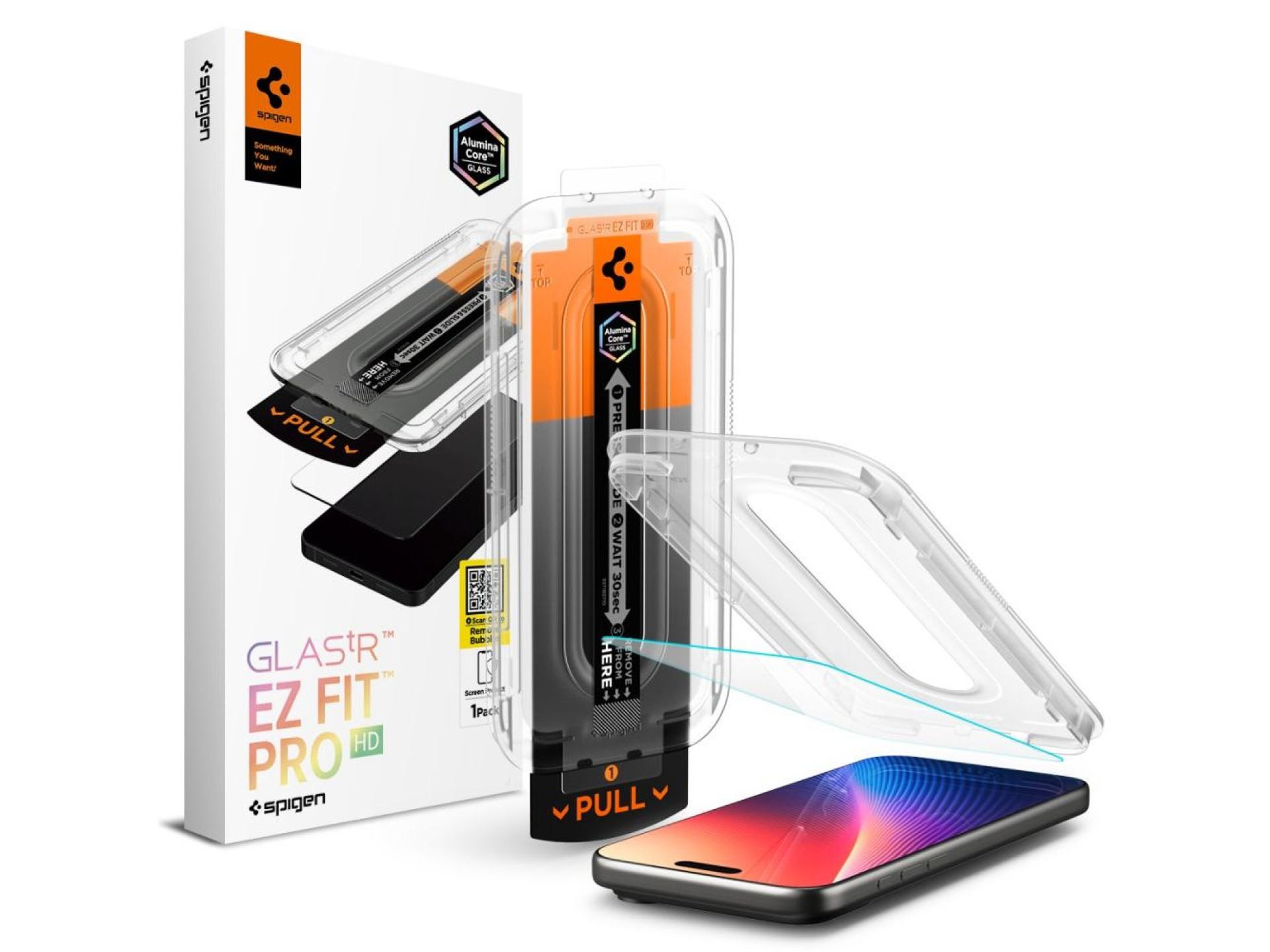 Spigen Glas.TR EZ Fit Pro Película de Vidro Temperado para iPhone 16 Pro Max / 17 Pro Max - Transpar