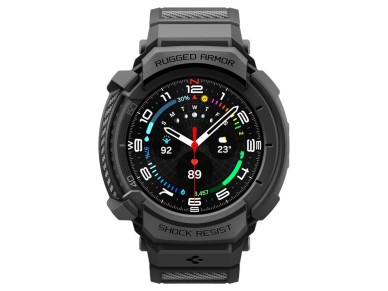 Pulseira Spigen Rugged Armor Pro para Samsung Galaxy Watch 8 Classic 46mm - Preto Fosco
