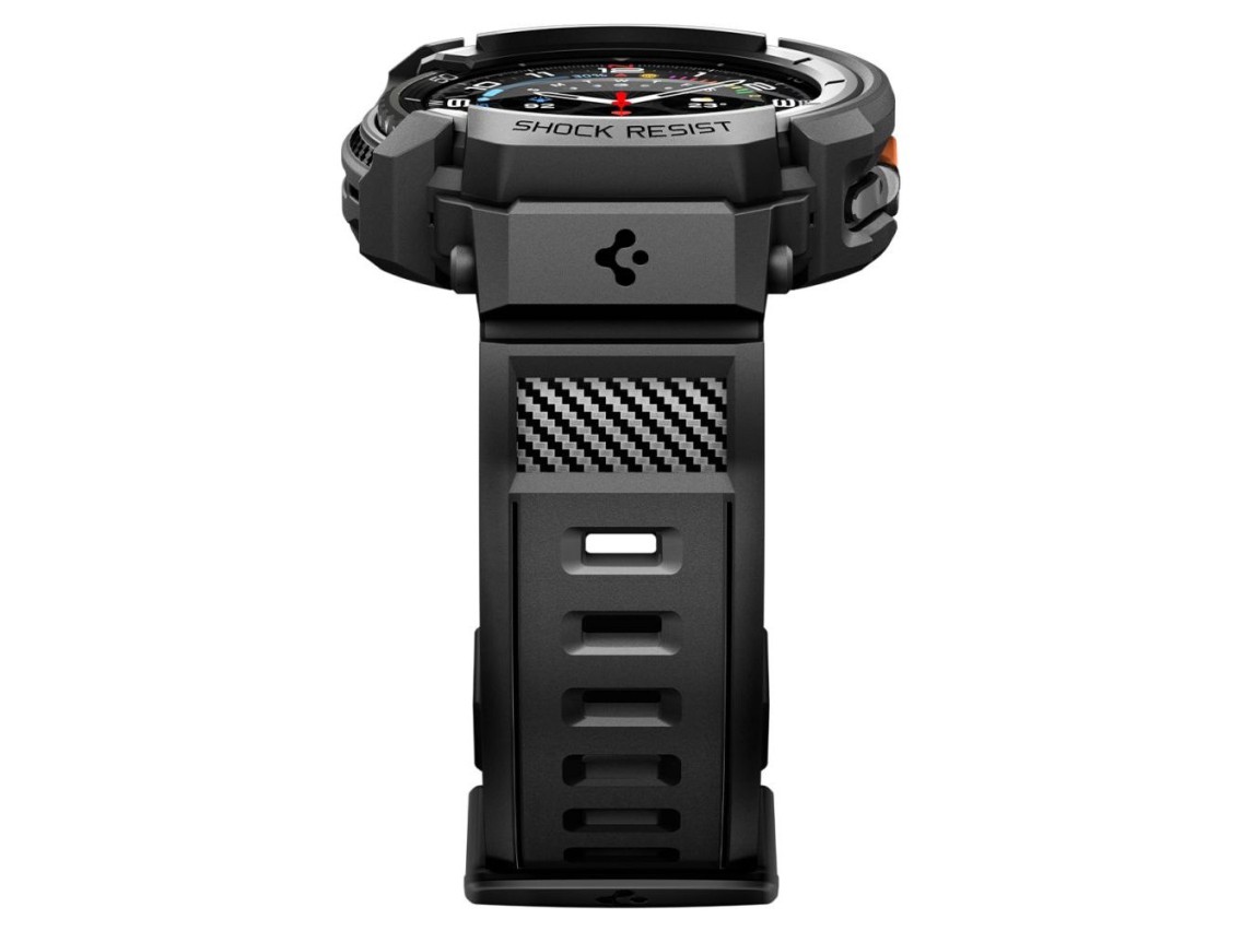 Correa Spigen Rugged Armor Pro para Samsung Galaxy Watch 8 Classic de 46 mm - Negro mate