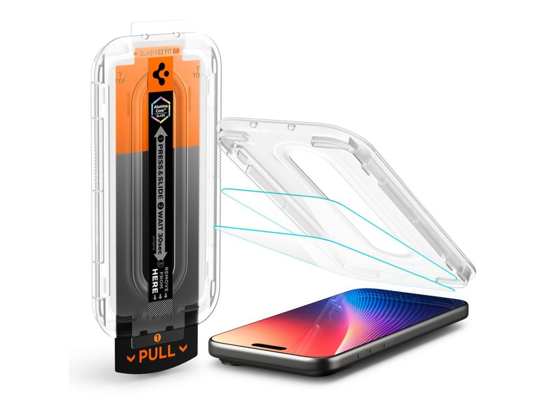 Spigen Glas.TR EZ Fit Pro Película de Vidro Temperado para iPhone 16 Pro Max / 17 Pro Max - Transpar