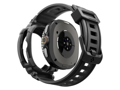 Pulseira Spigen Rugged Armor Pro para Samsung Galaxy Watch 8 Classic 46mm - Preto Fosco