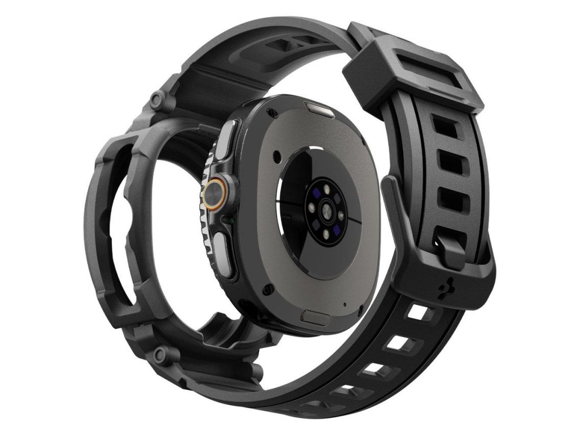 Correa Spigen Rugged Armor Pro para Samsung Galaxy Watch 8 Classic de 46 mm - Negro mate