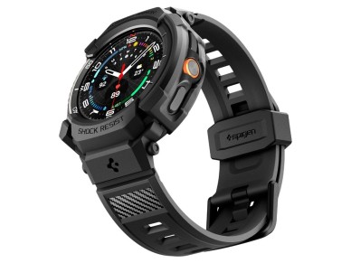 Pulseira Spigen Rugged Armor Pro para Samsung Galaxy Watch 8 Classic 46mm - Preto Fosco