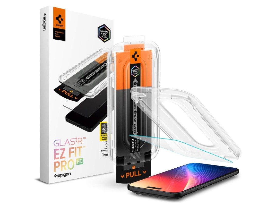 Spigen Glas.TR EZ Fit Pro Pel�cula de Vidro Temperado para iPhone 17 Air - Transparente