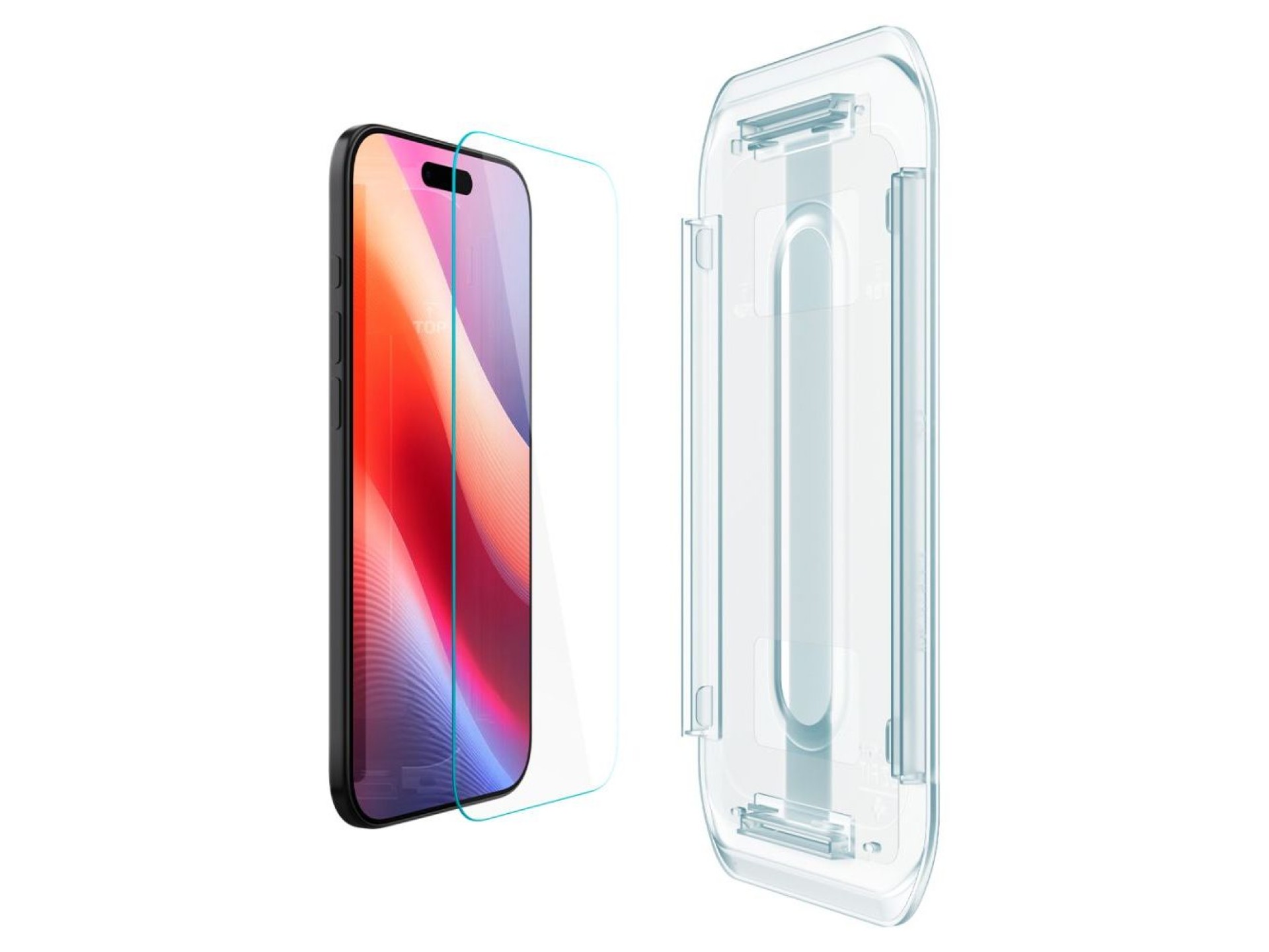 Spigen Glas.TR EZ Fit 2-pack tempered glass for iPhone 17 Air - transparent