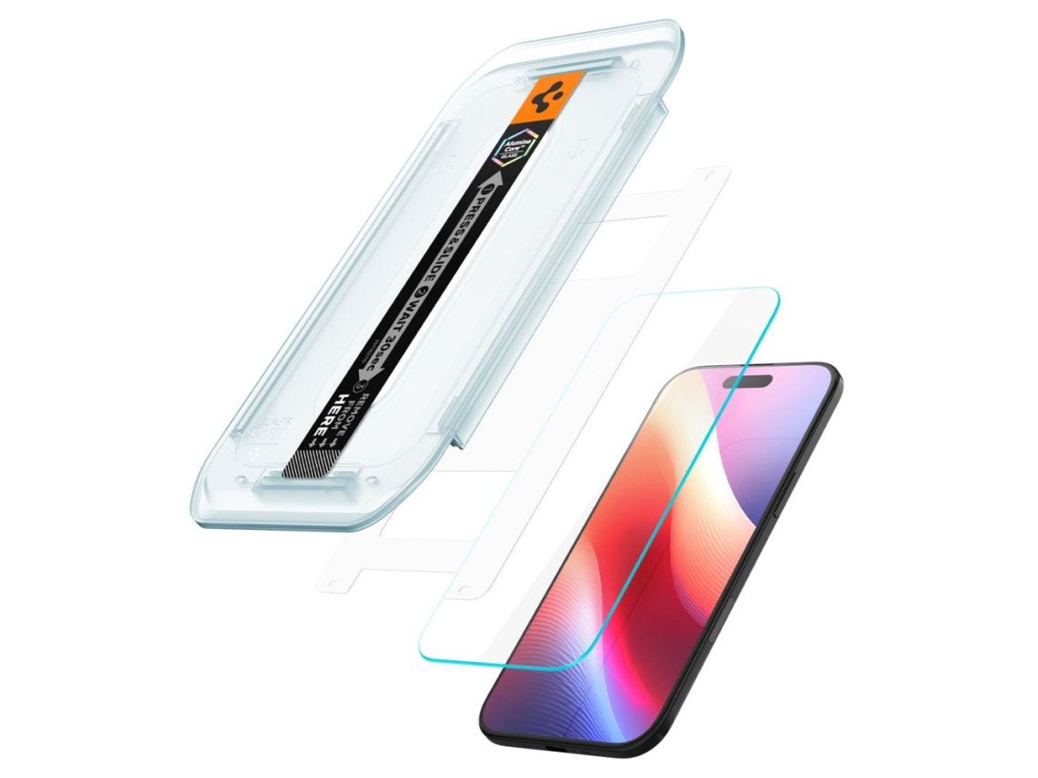 Spigen Glas.TR EZ Fit 2-pack tempered glass for iPhone 17 Air - transparent