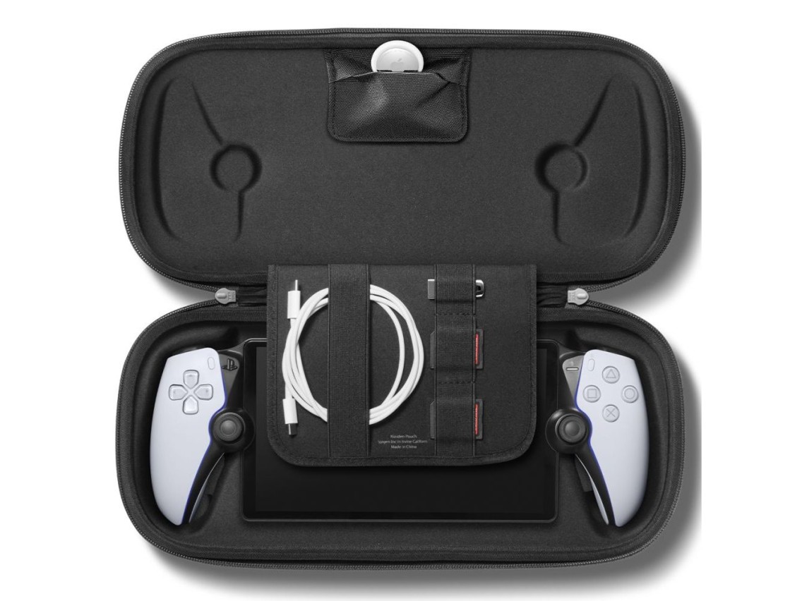 Bolsa Spigen Klasden para controle remoto Sony PlayStation Portal - Cinza