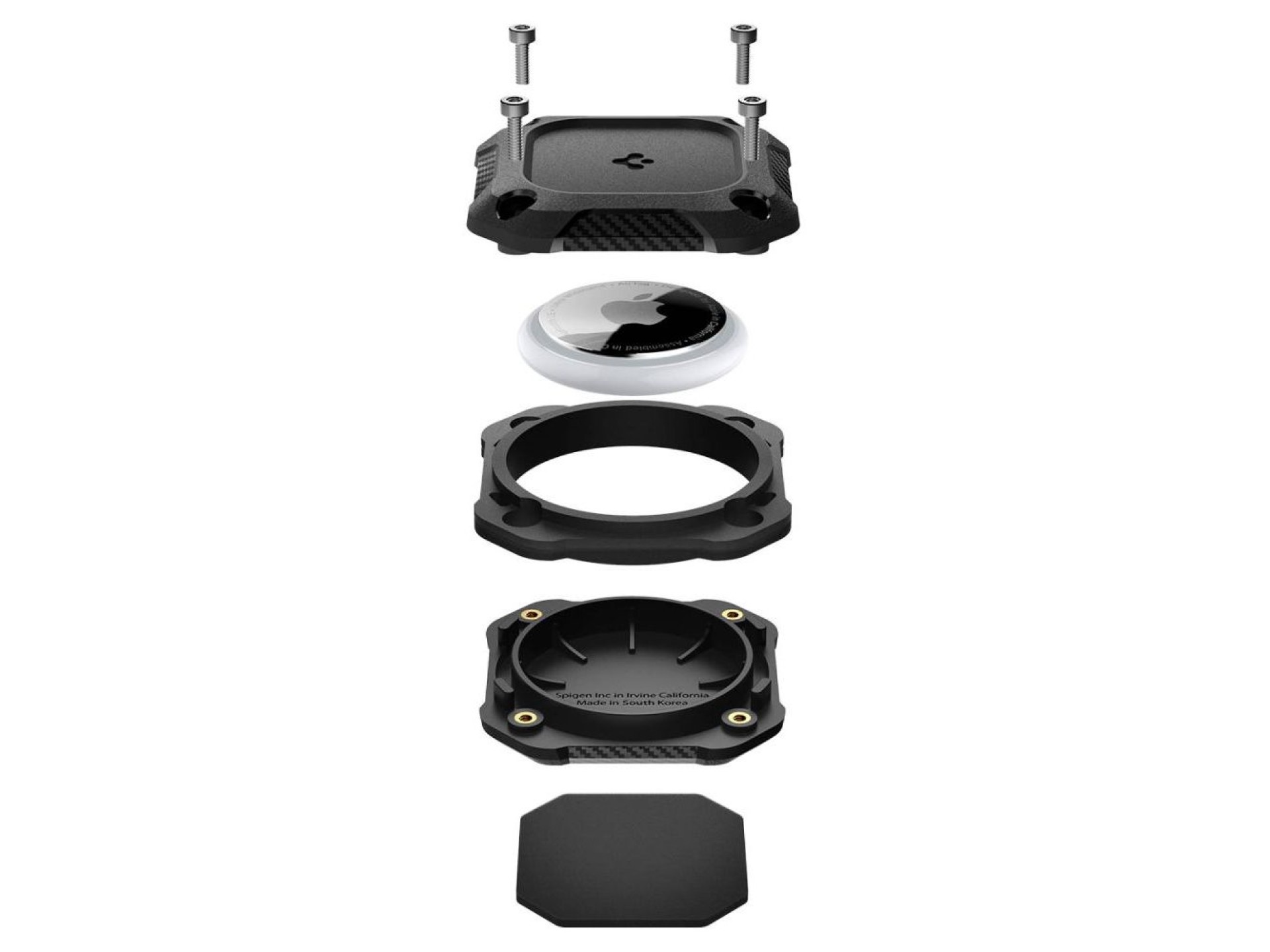 Spigen Tough Armor Case for AirTag 1/2 - Black