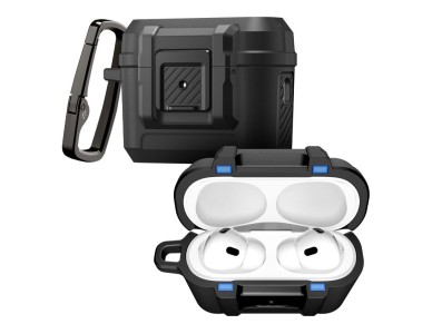 Funda Spigen Lock Fit para AirPods Pro 3 - Negra
