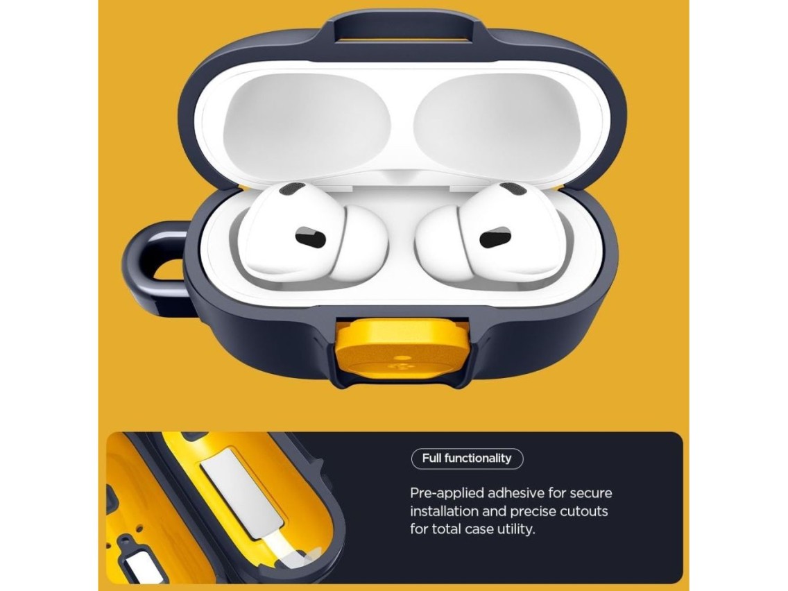 Spigen Nano Pop Case for AirPods Pro 3 - Navy Blue and Yellow
