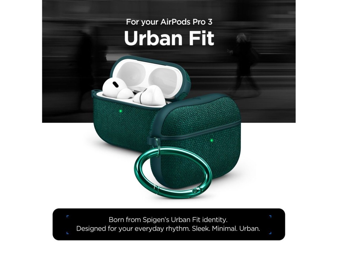 Funda Spigen Urban Fit para AirPods 3 - Verde