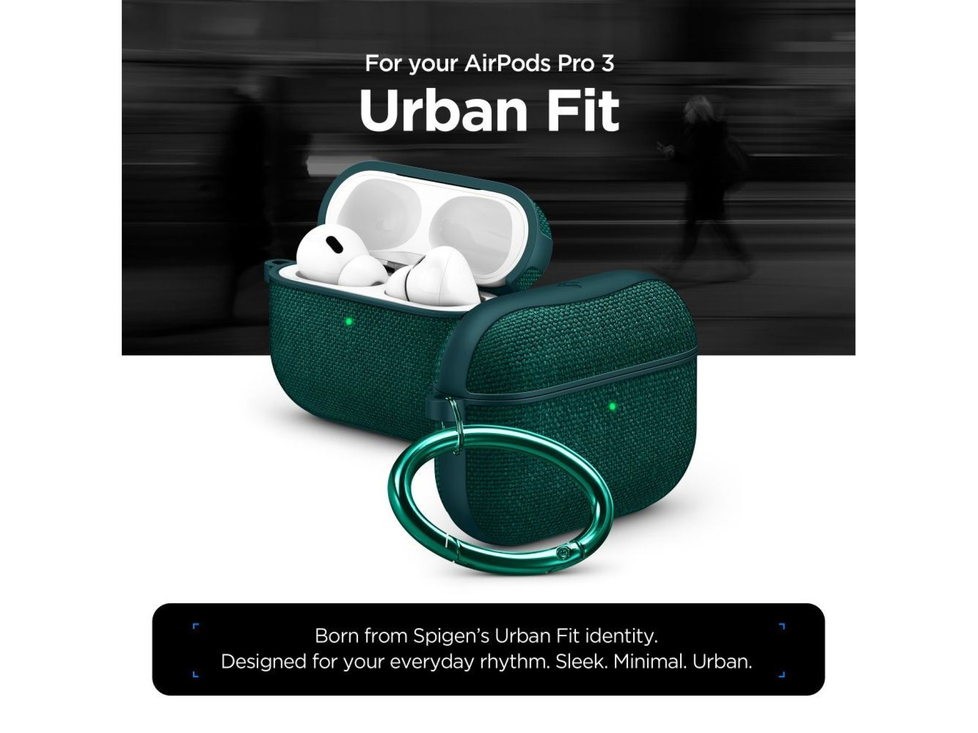 Funda Spigen Urban Fit para AirPods 3 - Verde
