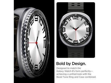 Spigen Bezel Tune Pro Diver Cover for Samsung Galaxy Watch 8 44mm - Black