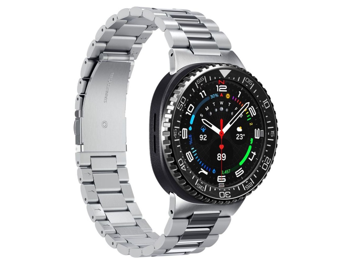 Funda Spigen Bezel Tune Pro Diverna para Samsung Galaxy Watch 8 Classic de 46 mm - Negra