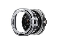 Funda Spigen Bezel Tune Pro Pilot para Samsung Galaxy Watch 8 Classic de 46 mm - Plateada
