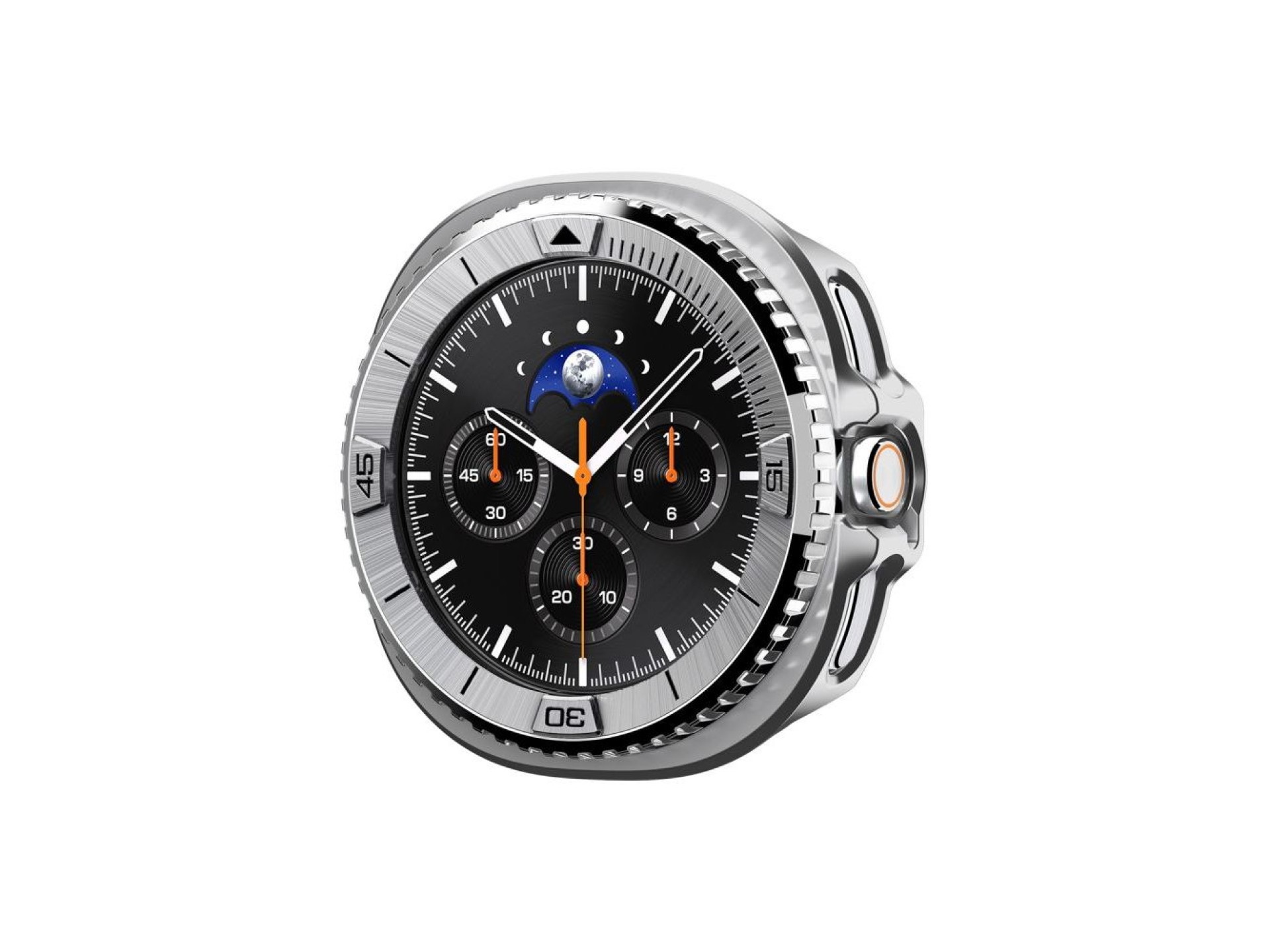 Spigen Bezel Tune Pro Pilot Cover for Samsung Galaxy Watch 8 Classic 46mm - Silver