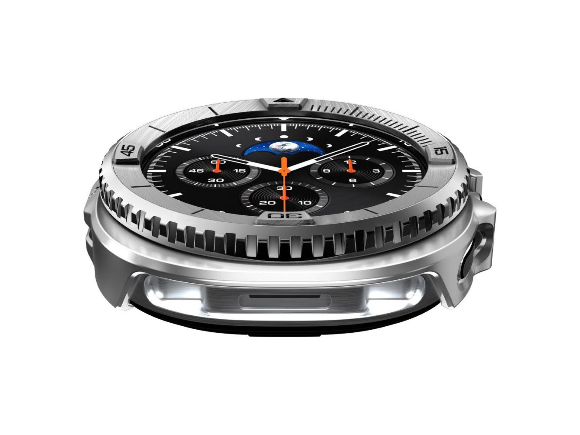 Spigen Bezel Tune Pro Pilot Cover for Samsung Galaxy Watch 8 Classic 46mm - Silver