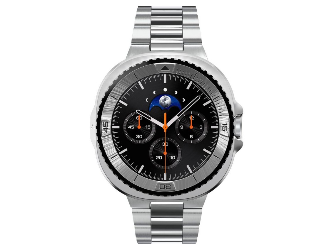 Spigen Bezel Tune Pro Pilot Cover for Samsung Galaxy Watch 8 Classic 46mm - Silver
