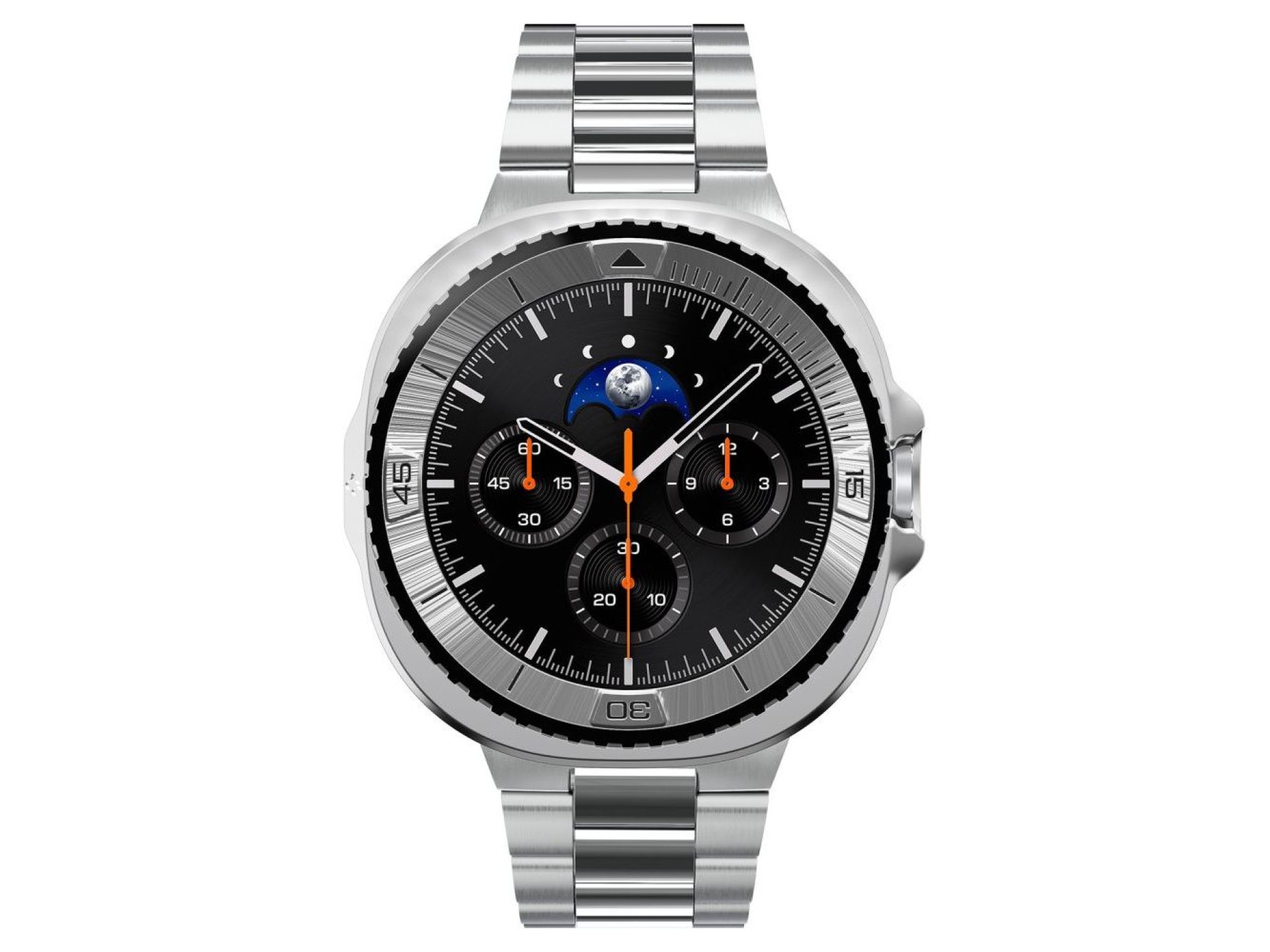 Spigen Bezel Tune Pro Pilot Cover for Samsung Galaxy Watch 8 Classic 46mm - Silver
