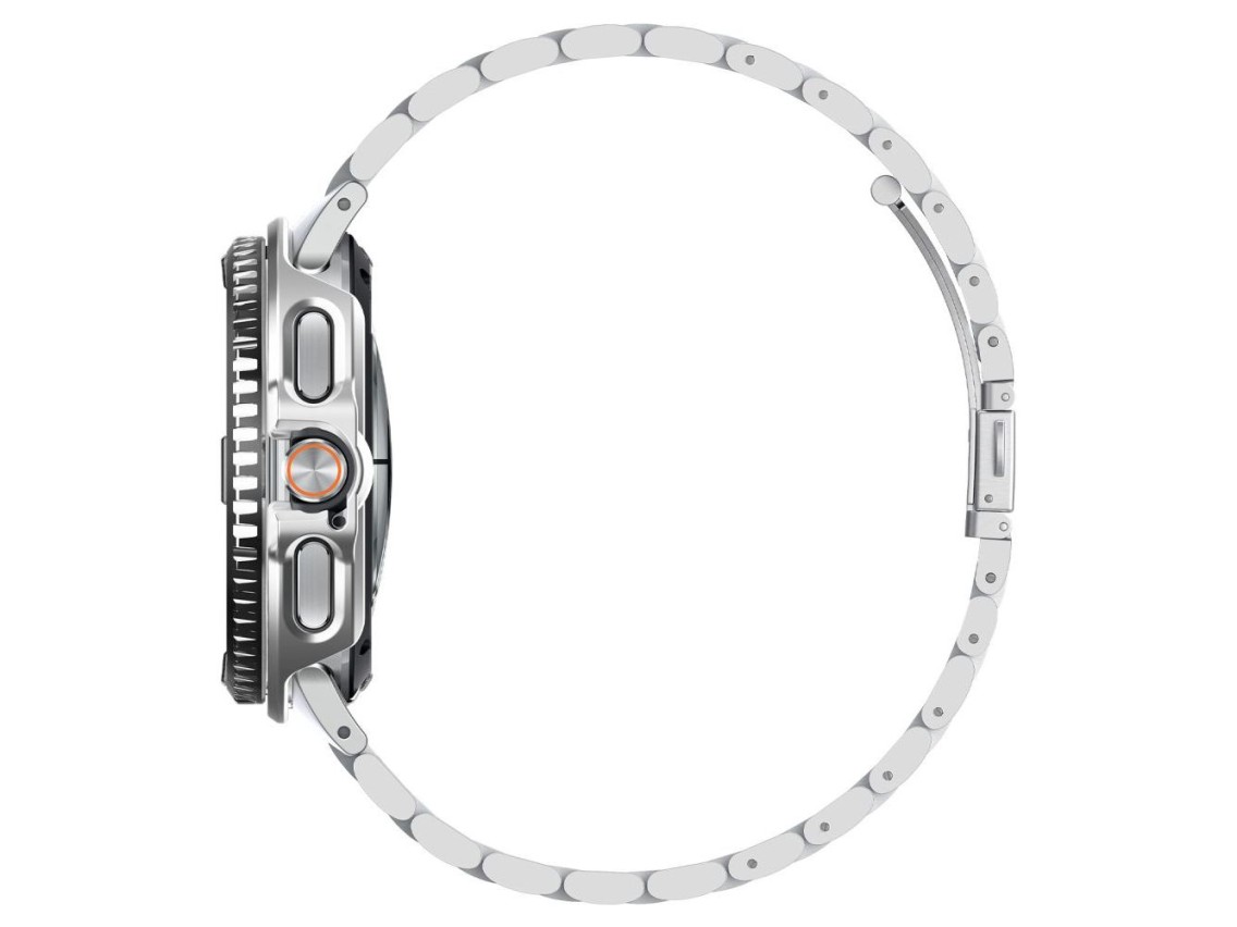 Spigen Bezel Tune Pro Pilot Cover for Samsung Galaxy Watch 8 Classic 46mm - Silver