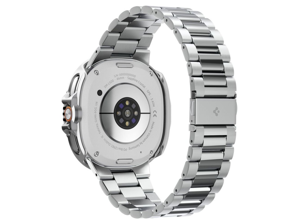 Spigen Bezel Tune Pro Pilot Cover for Samsung Galaxy Watch 8 Classic 46mm - Silver